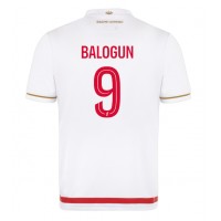 Stroje piłkarskie AS Monaco Folarin Balogun #9 Koszulka Podstawowej 2025-26 Krótki Rękaw